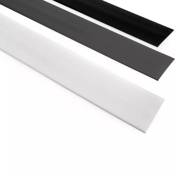 1m PVC Plastic Flat Bar Strip for Edge Protection and Trim Solutions