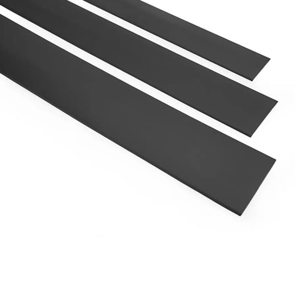 2.48m PVC Flat Bar Trim Durable Architrave Cover for a Seamless Finish