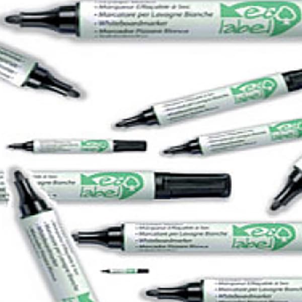 Premium Black Dry Wipe Whiteboard Pen Smudge-Free, Fine Tip