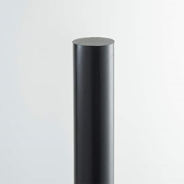 HDPE Plastic Rod Black 15mm Dia