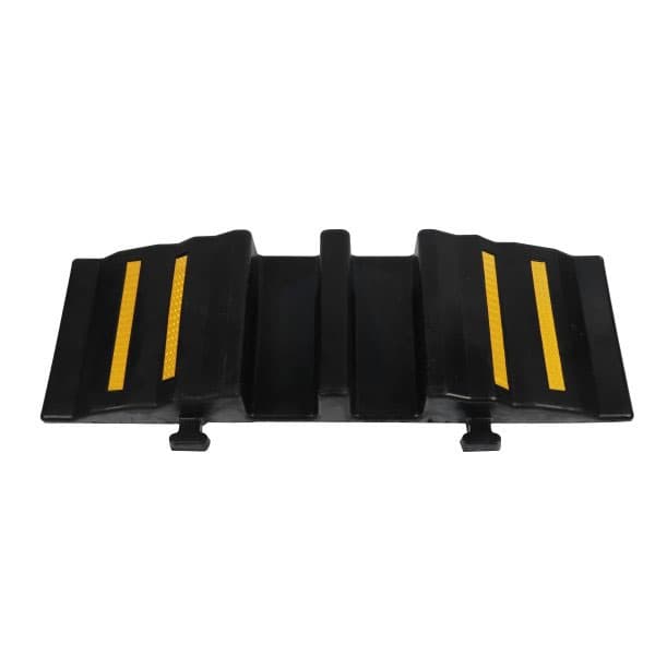 Black & Yellow Heavy Duty Flexible Hose Protection Ramps