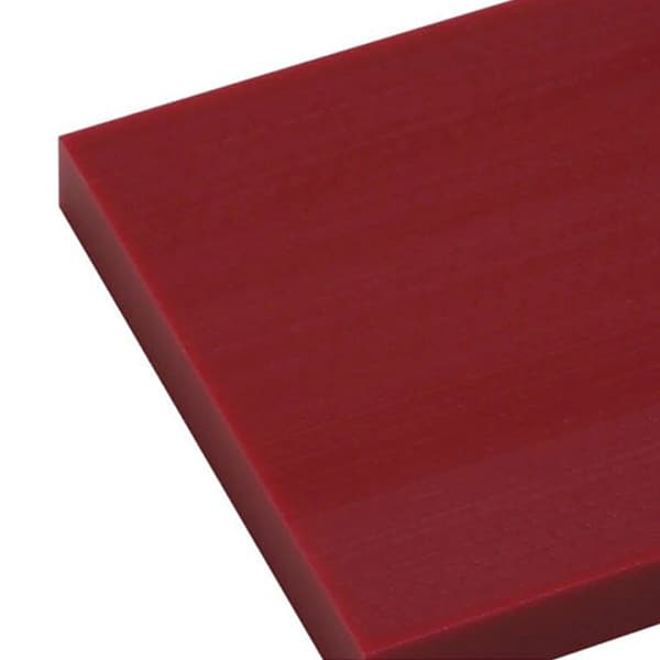 PE500 Plastic Sheet Burgundy - 20mm Thick