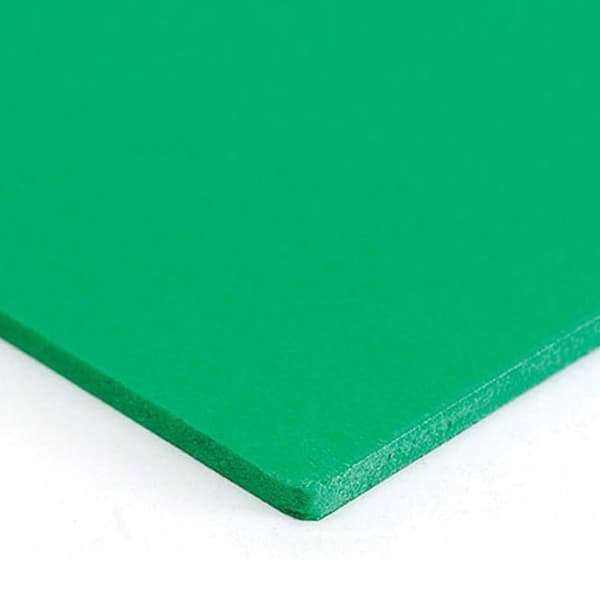 PE500 Plastic Sheet Green - 15mm Thick