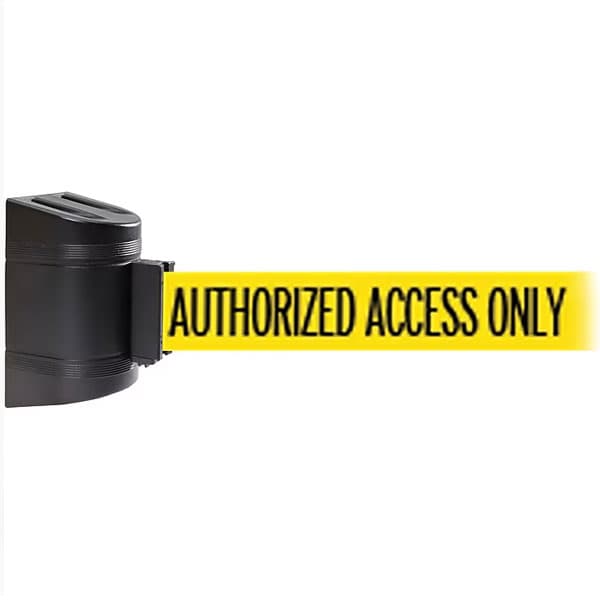 Queue Safety Cordon Yellow Authorized Access Belt 