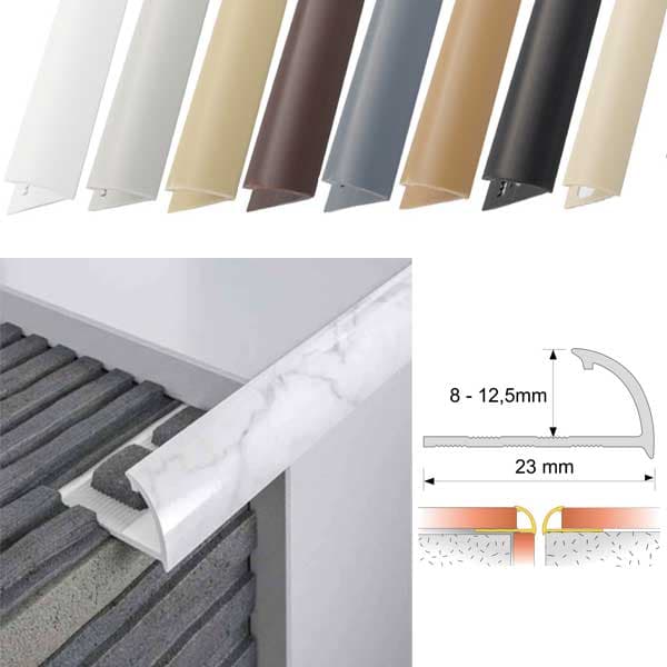 Round Edge PVC Tile Trims Quadrant Tile
