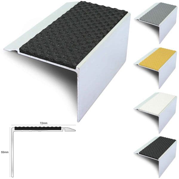 Tredsafe Non Slip Stair Nosing 72mm x 55mm 